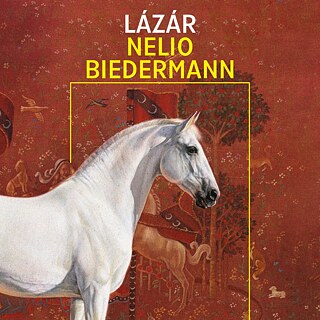 Coverdetail: Lázár de Nelio Biedermann (Salamandra, 2026)