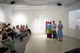 On the photo: Thomas Vanghele, Nino Samvelidze