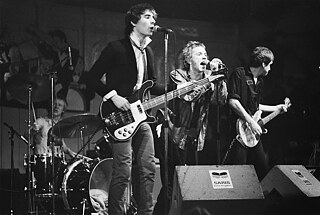 Los Sex Pistols en enero de 1977