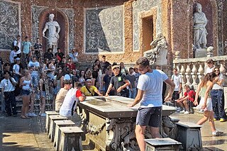 Wasserspiele im Schloss Hellbrunn
