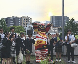 PASCH生徒とBuddy Bär