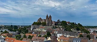 Breisach am Rhein mit Blick auf das Stephansmünster