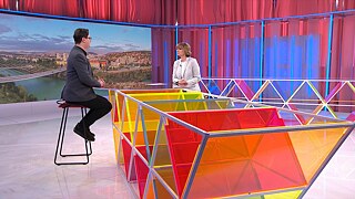 Zarko Bozovic (RTCG) guest at the TV Show Prizma (HRT)