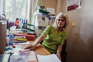 Viktorija Semčenko, koordinátorka organizace „Pozitivní ženy“ v Doněcké oblasti.