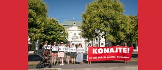 climate protest in Slovakia