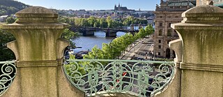Balcony of the Goethe-Institut in Prague