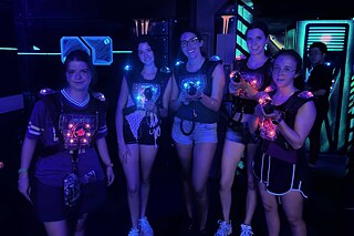 Action beim Lasertag