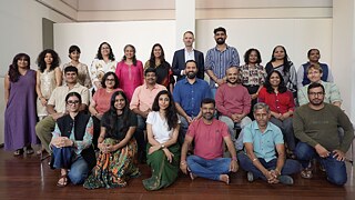 Gruppenbild der MA am GI Bangalore, 2024