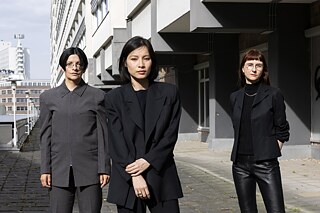 Artists Henrike Naumann and Sung Tieu, and curator Kathleen Reinhardt for the German Pavilion at the 61st Venice Art Biennale.