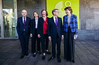 Bundesminister Johann Wadephul mit Präsidium und Vorstand