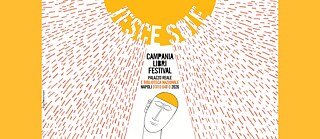 Grafik der 5. Ausgabe des Festivals Campania Libri - Jesce sole / Zeichnung: Mimmo Paladino