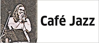 cafe jazz abstract image in rectangle