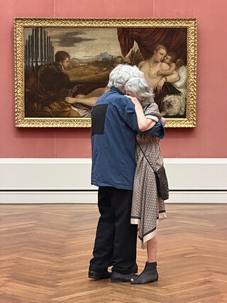 Ersan Mondtag & Nadim Samman, „Alternde Meister“, Gemäldegalerie, Staatliche Museen zu Berlin. Performer: Günther Weidmann und Birgit Heinecke