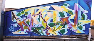 Wandarbeit von NEON 