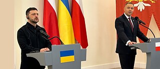 The head of state for Ukraine and Poland