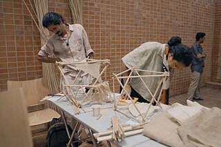 Experiential discovery of jute through scale models by Madhuri and Joy