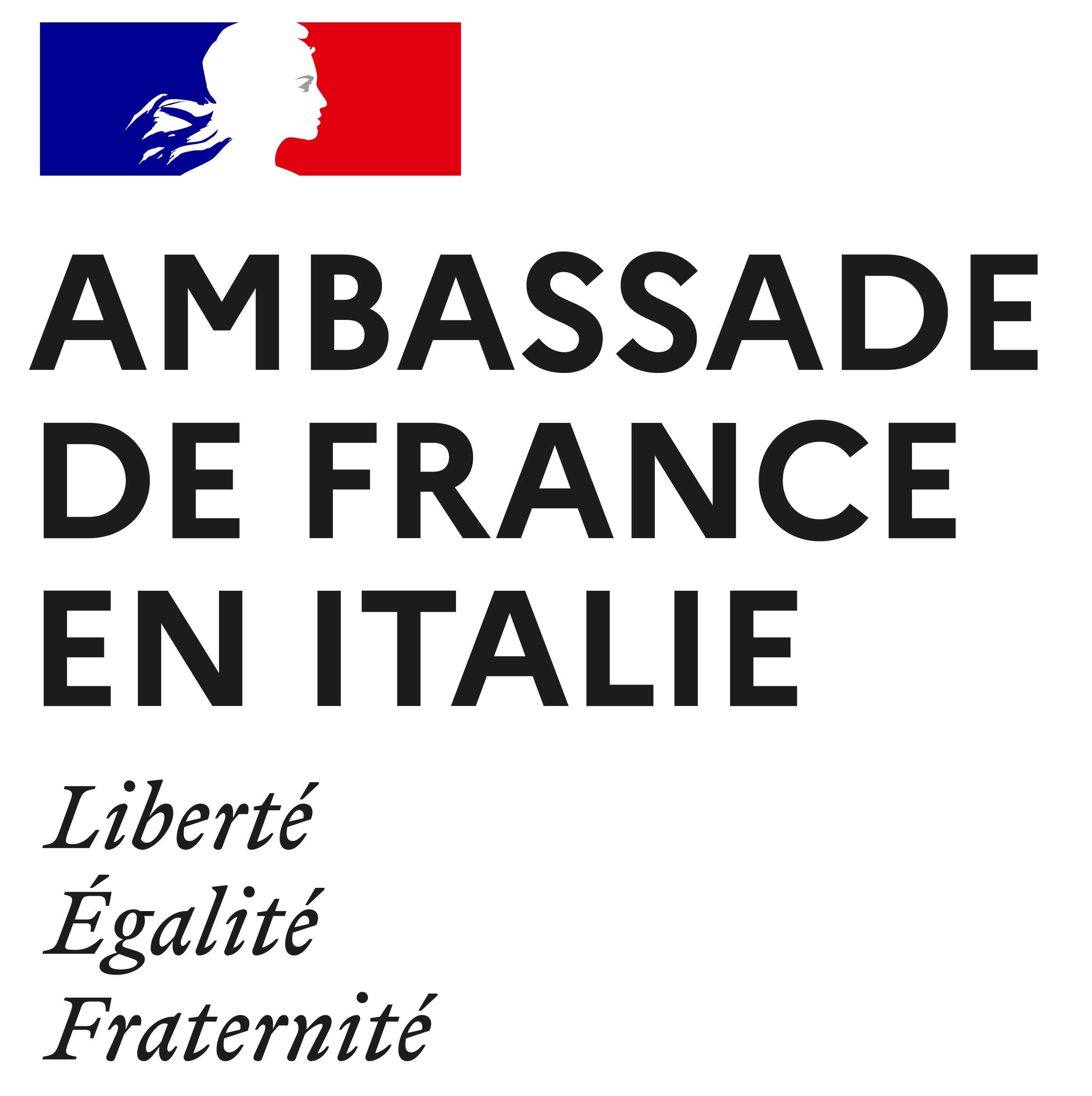 Logo der französischen Botschaft in Italien