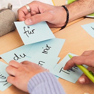 LK mit Schülerinnen