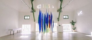 Kunstwerk von Helmut Dirnaicher in der Villa Waldberta