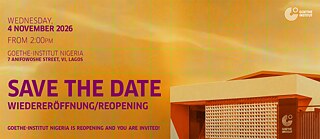 Save the Date Wiedereröffnung / Reopening
