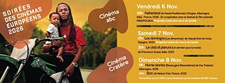 Brochure pour les Soirées du cinéma européen.