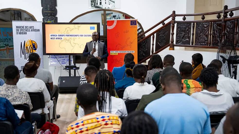 Information session picture at Abidjan, Côte d'Ivoire