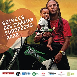 Flyer für die Abende des Europäischen Kinos Toulouse