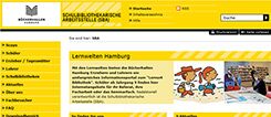 Website of Lernwelten Hamburg