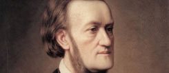 Der deutsche Komponist Richard Wagner (hier um 1862) revolutionierte die Oper. Porträt von Cäsar Willich (Ausschnitt)