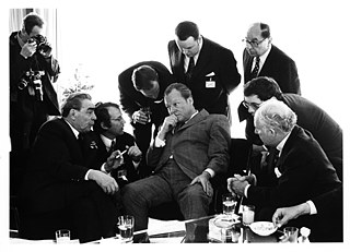 Leonid Breschnew, Willy Brandt, Bonn, 1973
