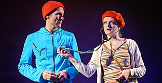 „Sturmkind“ (UA), Kindermusiktheater von Hannes Dufek und Finegan Kruckemeyer, Oldenburgisches Staatstheater; © Andreas J. Etter