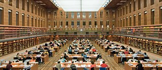 Lesesaal der Sächsischen Landesbibliothek – Staats- und Universitätsbibliothek Dresden (SLUB)