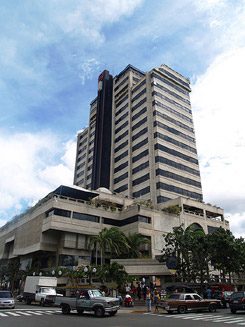 Torre David Hochhaus in Caracas, Venezuela.