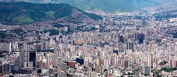 View of the city of Caracas