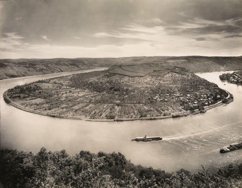 August Sander, Der Rhein bei Boppard, Osterspey, 1938, Sammlung Lothar Schirmer, München