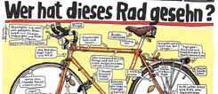 Mawil: Fahrrad-Tour-Checkliste (Liste de contrôle d’une course cycliste), Der Tagesspiegel, Juli 2008