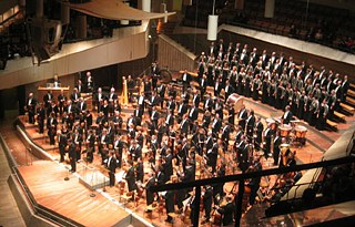 Das Rundfunk-Sinfonieorchester Berlin in der Berliner Philharmonie.