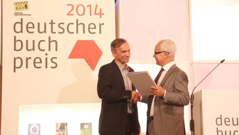 Kuklus laimėtojas: 2014 m. Vokietijos knygų premijos laureatas Lutzas Seileris.