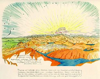 Bruno Taut, Alpine Architektur, Blatt 17, Baugebiet, Hagen 1919, vollständig einsehbar unter: http://goobipr2.uni-weimar.de/viewer/