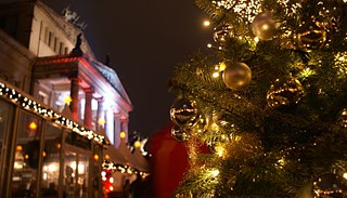 Weihnachtsstimmung am Gendarmenmarkt in Berlin