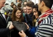 Schüler des ISS E. Fermi (Empoli) bei ihrem Besuch bei alla Bruno Manetti Cashmere