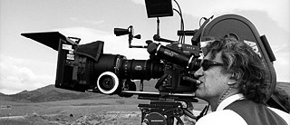 Wim Wenders in action