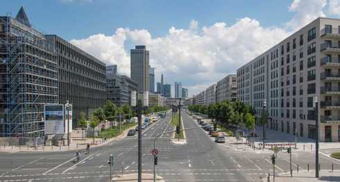 Immer mehr Städte investieren in neue Wohnquartiere – wie Frankfurt im Europaviertel.