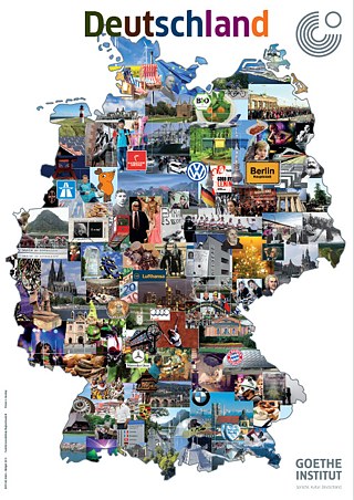 Deutschlandposter © Goethe-Institut Deutschlandposter