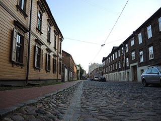 Blick in die Mūrnieku iela