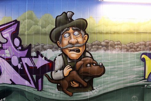 Isarspaß I, Fußgängerunterführung Reichenbachbrücke