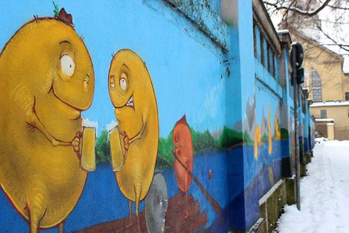 Isarspaß II, Zellstraße, Isarinsel/Muffathalle