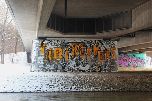 Brudermühlbrücke, Flaucher