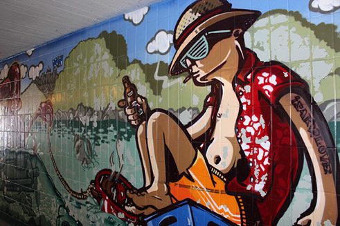 Isarspaß I, Fußgängerunterführung Reichenbachbrücke