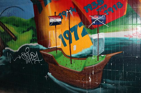 Bayerischer Löwe, Fußgängerunterführung Ludwigsbrücke